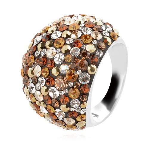 Сребърен пръстен Allison с кристали От Sw®  Monte Carlo