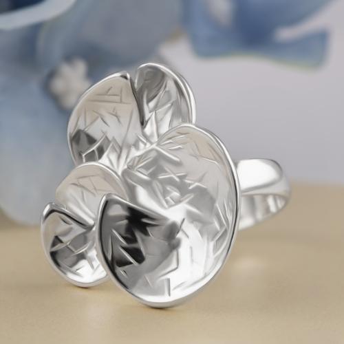 Сребърен пръстен детелина