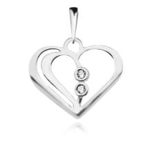 Сребърен Медальон Сърцето на Мама