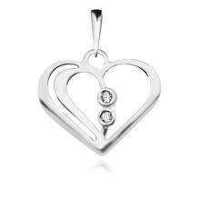 Сребърен Медальон Сърцето на Мама