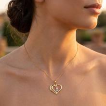 Сребърен Медальон Сърцето на Мама Сребърен Медальон Сърцето на Мама