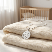 Сребърен медальон Свето Кръщение Сребърен медальон Свето Кръщение