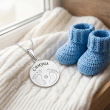 Сребърен медальон Свето Кръщение Сребърен медальон Свето Кръщение