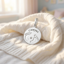 Сребърен медальон Свето Кръщение Сребърен медальон Свето Кръщение