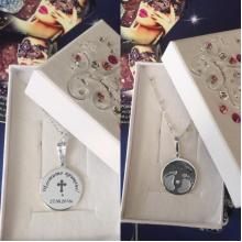 Сребърен медальон Свето Кръщение Сребърен медальон Свето Кръщение