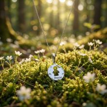 Сребърен комплект от две колиета Майка и Дъщеря