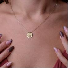 Златно Колие с рождените данни на вашето бебе Златно Колие с рождените данни на вашето бебе