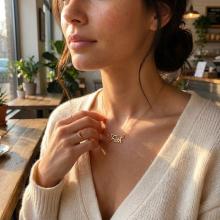 Златно колие Faith