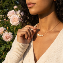 Златно колие Amour