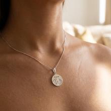 Сребърен медальон Свето Кръщение Сребърен медальон Свето Кръщение