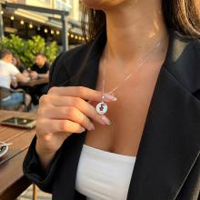 Сребърен комплект от две колиета Майка и Дъщеря