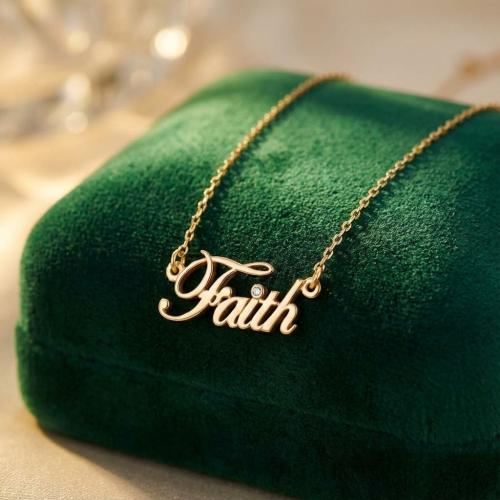 Златно колие Faith