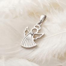 Златно ангелче с циркон Златно ангелче с циркон