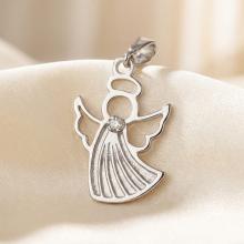 Златно ангелче с циркон Златно ангелче с циркон