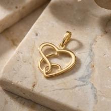 Златен Медальон Сърце