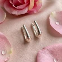 Сребърни обеци 7305