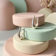 Сребърни обеци 7305