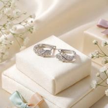 Сребърни Обеци С Циркони 7325