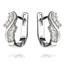 Сребърни Обеци С Циркони 7325