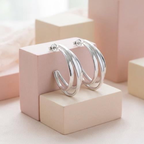 Сребърни обеци 7329