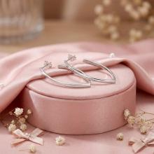 Сребърни обеци 7339