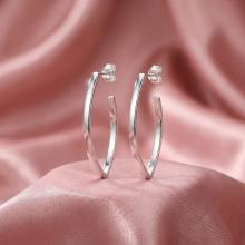 Сребърни обеци 7339