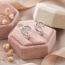 Сребърни обеци 7341