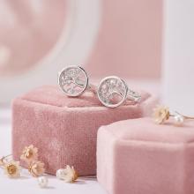 Сребърни обеци 7341