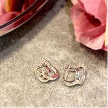 Сребърни обеци 7341