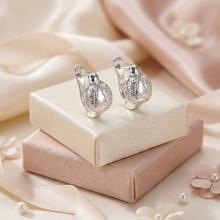 Сребърни обеци 7342