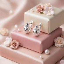 Сребърни обеци 7342