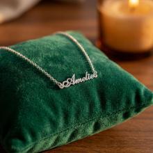 Сребърна гривна с име по избор Сребърна гривна с име по избор