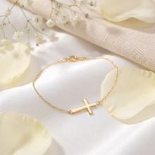 Златна Гривна с кръст