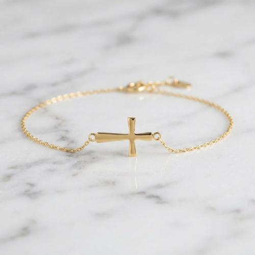 Златна Гривна с кръст