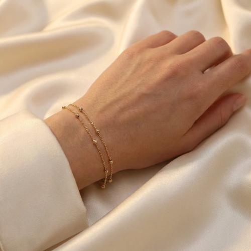 Златна гривна Balls