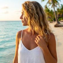 Златно колие с инициали