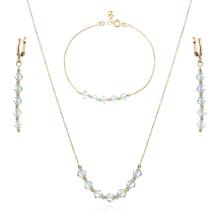 Златнен комплект Лазурна елегантност Златнен комплект Лазурна елегантност