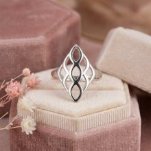 Сребърен Пръстен Ромб