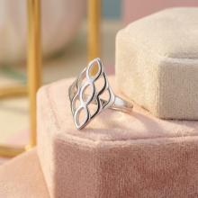 Сребърен Пръстен Ромб