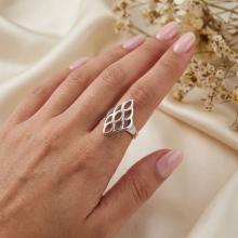 Сребърен Пръстен Ромб