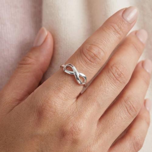 Сребърен пръстен - Безкрайност