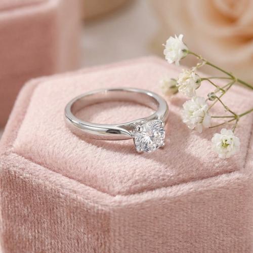 Сребърен пръстен с циркон Miya