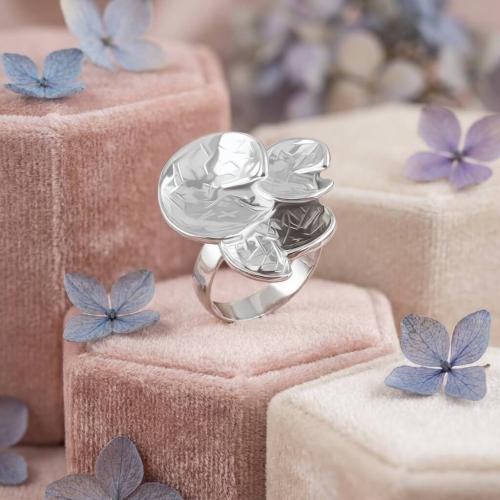  Сребърен пръстен детелина