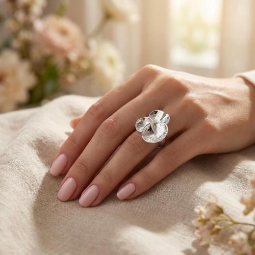  Сребърен пръстен детелина