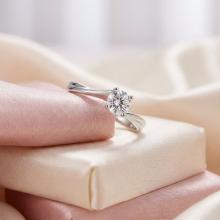 Сребърен пръстен с циркон