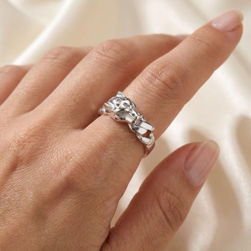  Сребърен пръстен Пума