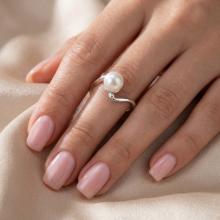 Сребърен пръстен Pearl