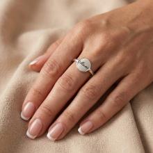 Сребърен Пръстен с с възможност за гравиране