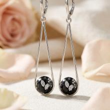 Сребърни Обеци С Кристали От Sw® SO303 Black Marquise Сребърни Обеци С Кристали От Sw® SO303 Black Marquise