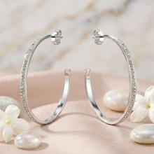 Сребърни обеци с кристали от Sw® Francesca Crystal Сребърни обеци с кристали от Sw® Francesca Crystal